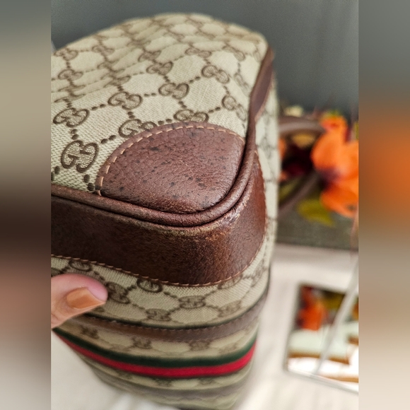 Authentic Vintage Gucci Sherry Line Boston Bag - Picture 8 of 14